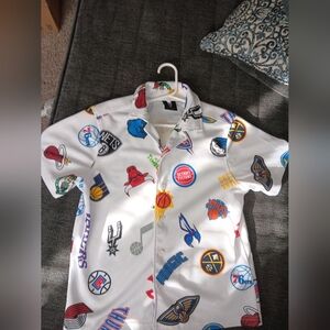 NBA Multicolor Team Logo Shirt